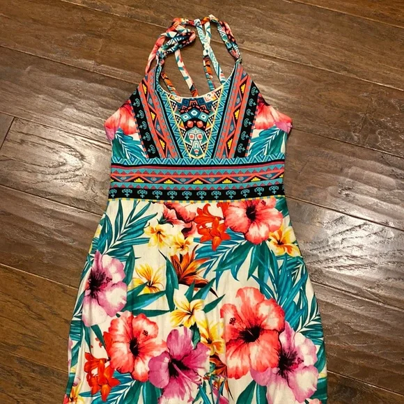 sievercute | Dresses | Maxi Summer Dress With Bright Colors | Poshmark
